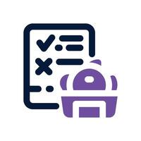 diet dual tone icon. Sleek and modern icon for websites and mobile apps. vector