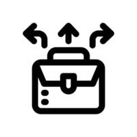 career direction line icon. Clean and minimalist icon for websites and mobile apps. vector