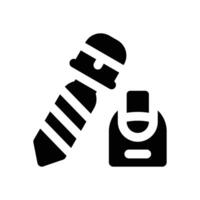 nail file glyph icon. Strong and solid icon for websites and mobile apps. vector