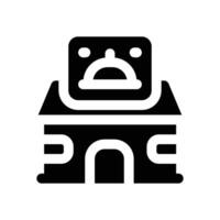 restaurant glyph icon. Strong and solid icon for websites, mobile interfaces, presentations, and visual branding. High quality and easy to edit. vector