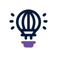 air ballon duotone icon. Sleek and modern icon for websites, mobile apps, marketing materials, and corporate design. Fully scalable and ready to use. vector