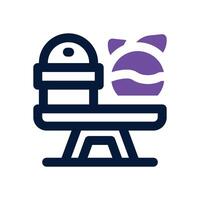 balanced diet dual tone icon. Sleek and modern icon for websites and mobile apps. vector