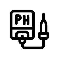 ph meter line icon. Clean and minimalist icon for websites and mobile apps. vector