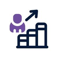 career duotone icon. Sleek and modern icon for websites, mobile apps, marketing materials, and corporate design. Fully scalable and ready to use. vector