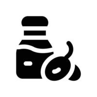 olive oil glyph icon. Strong and solid icon for websites and mobile apps. vector