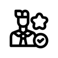 professional line icon. Clean and minimalist icon for websites and mobile apps. vector