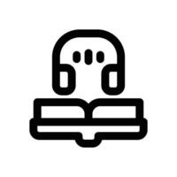 learning support line icon. Clean and minimalist icon for websites and mobile apps. vector