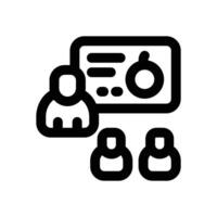 nutrition plan line icon. Clean and minimalist icon for websites and mobile apps. vector