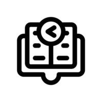 learn more line icon. Clean and minimalist icon for websites and mobile apps. vector
