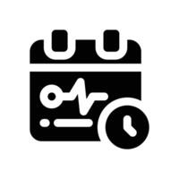 longitudinal study glyph icon. Strong and solid icon for websites, mobile interfaces, presentations, and visual branding. High quality and easy to edit. vector