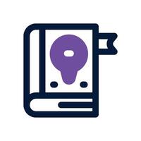 guideline duotone icon. Sleek and modern icon for websites, mobile apps, marketing materials, and corporate design. Fully scalable and ready to use. vector