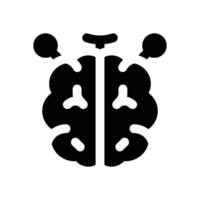 neuroimaging glyph icon. Strong and solid icon for websites and mobile apps. vector