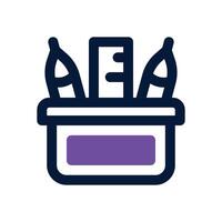 stationary duotone icon. Sleek and modern icon for websites, mobile apps, marketing materials, and corporate design. Fully scalable and ready to use. vector