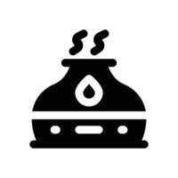 diffuser glyph icon. Strong and solid icon for websites and mobile apps. vector