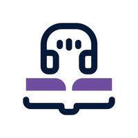 learning support duotone icon. Sleek and modern icon for websites, mobile apps, marketing materials, and corporate design. Fully scalable and ready to use. vector