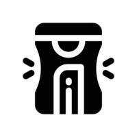 sharpener glyph icon. Strong and solid icon for websites, mobile interfaces, presentations, and visual branding. High quality and easy to edit. vector