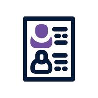 attendance duotone icon. Sleek and modern icon for websites, mobile apps, marketing materials, and corporate design. Fully scalable and ready to use. vector