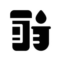 sample glyph icon. Strong and solid icon for websites and mobile apps. vector