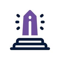 obelisk duotone icon. Sleek and modern icon for websites, mobile apps, marketing materials, and corporate design. Fully scalable and ready to use. vector