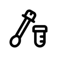cotton swab line icon. Clean and minimalist icon for websites and mobile apps. vector