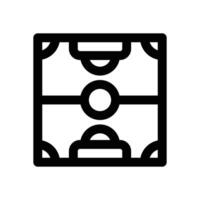 football field line icon. Clean and minimalist icon for websites, mobile apps, presentations, and logos. Fully scalable and customizable for any project. vector