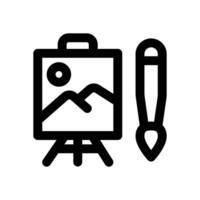 art line icon. Clean and minimalist icon for websites, mobile apps, presentations, and logos. Fully scalable and customizable for any project. vector