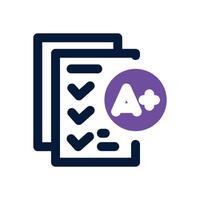 grade duotone icon. Sleek and modern icon for websites, mobile apps, marketing materials, and corporate design. Fully scalable and ready to use. vector