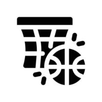 basketball glyph icon. Strong and solid icon for websites and mobile apps. vector