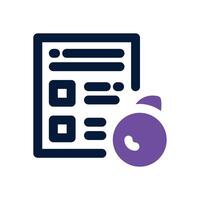 balance diet dual tone icon. Sleek and modern icon for websites and mobile apps. vector