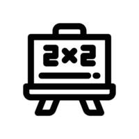 mathematic line icon. Clean and minimalist icon for websites and mobile apps. vector