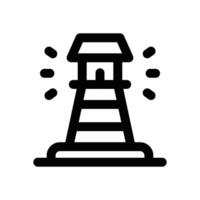 lighthouse line icon. Clean and minimalist icon for websites and mobile apps. vector