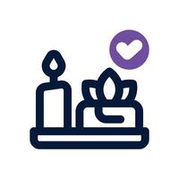 spa duotone icon. Sleek and modern icon for websites, mobile apps, marketing materials, and corporate design. Fully scalable and ready to use. vector