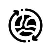 world glyph icon. Strong and solid icon for websites and mobile apps. vector