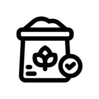 wheat line icon. Clean and minimalist icon for websites and mobile apps. vector