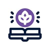 botany dual tone icon. Sleek and modern icon for websites and mobile apps. vector