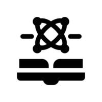 science glyph icon. Strong and solid icon for websites and mobile apps. vector