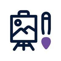 art duotone icon. Sleek and modern icon for websites, mobile apps, marketing materials, and corporate design. Fully scalable and ready to use. vector