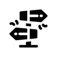 direction glyph icon. Strong and solid icon for websites, mobile interfaces, presentations, and visual branding. High quality and easy to edit. vector