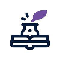 literature duotone icon. Sleek and modern icon for websites, mobile apps, marketing materials, and corporate design. Fully scalable and ready to use. vector