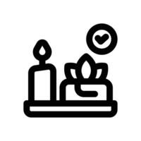 spa line icon. Clean and minimalist icon for websites, mobile apps, presentations, and logos. Fully scalable and customizable for any project. vector