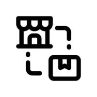 return line icon. Clean and minimalist icon for websites and mobile apps. vector