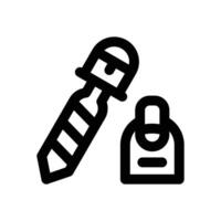 nail file line icon. Clean and minimalist icon for websites and mobile apps. vector