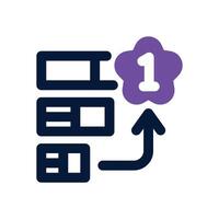 priority duotone icon. Sleek and modern icon for websites, mobile apps, marketing materials, and corporate design. Fully scalable and ready to use. vector