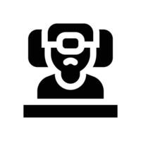 fever glyph icon. Strong and solid icon for websites and mobile apps. vector