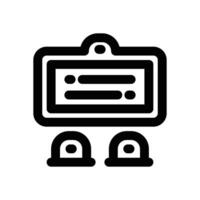 classroom line icon. Clean and minimalist icon for websites, mobile apps, presentations, and logos. Fully scalable and customizable for any project. vector