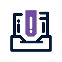 binder duotone icon. Sleek and modern icon for websites, mobile apps, marketing materials, and corporate design. Fully scalable and ready to use. vector