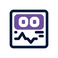 digital tracker dual tone icon. Sleek and modern icon for websites and mobile apps. vector
