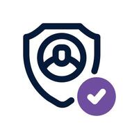 private life dual tone icon. Sleek and modern icon for websites and mobile apps. vector