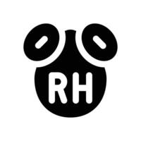 platelet glyph icon. Strong and solid icon for websites and mobile apps. vector