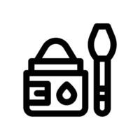 face scrub line icon. Clean and minimalist icon for websites and mobile apps. vector